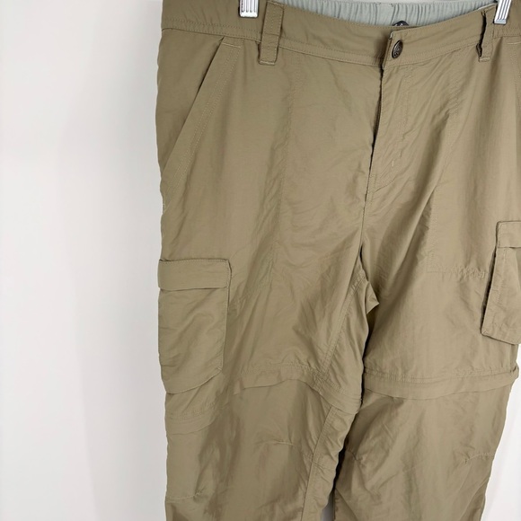 REI Convertible Hiking Pants Zip Off Size 14 Petite Khaki - Picture 4 of 8